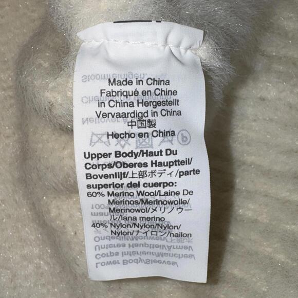 J. Crew Cable Fuzzy Merino Wool Crewneck Sweater - - Picture 5 of 7